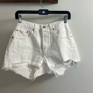 White Denim Women's Shorts
